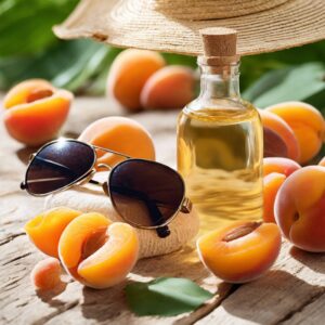 apricot oil for skin and hair care natural and nourishing, cold pressed